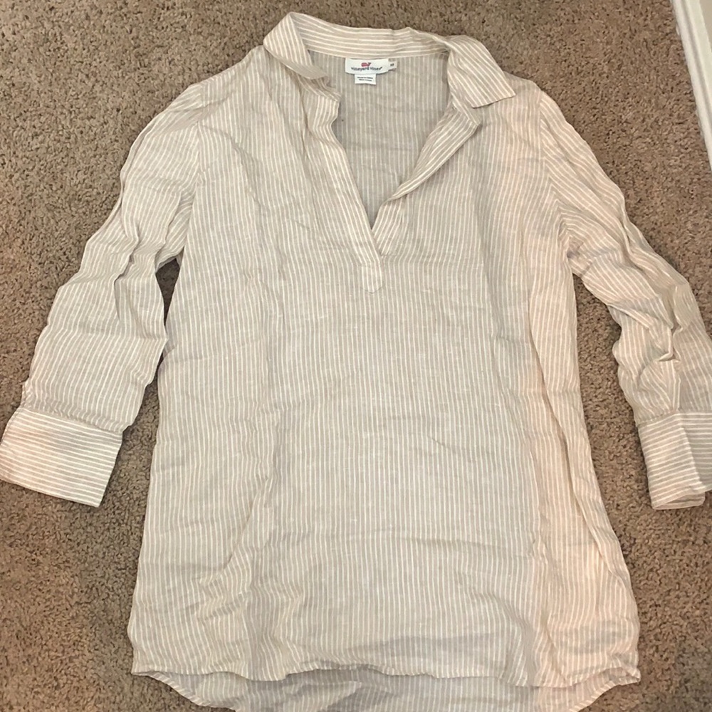 Linen vineyard vines top